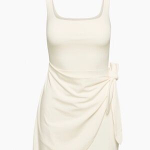 Aritzia Wilfred  Saturn Mini Dress Light Birch XS